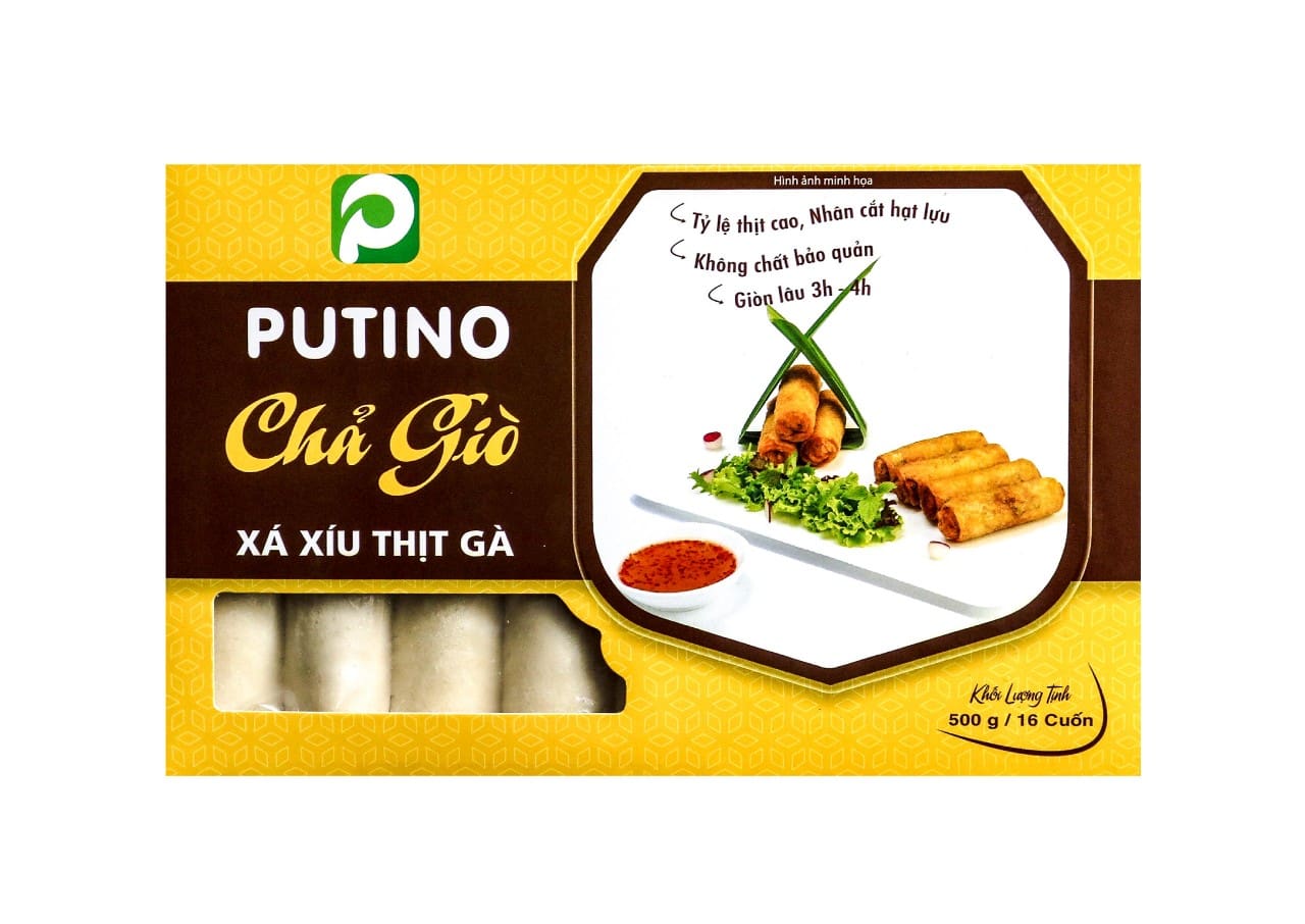 Chả Giò Xá Xíu Thịt Gà